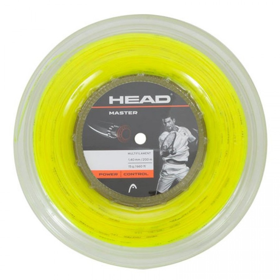200m Head Master Bobine de corde 1.40mm Jaune  Offre - Pas cher