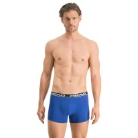 Boxers Head Basic Azul Negro 2 Unidades  Oferta + Barato