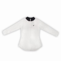 Asics Sleeve White Glossy Women''s T-Shirt  Offer + Cheap