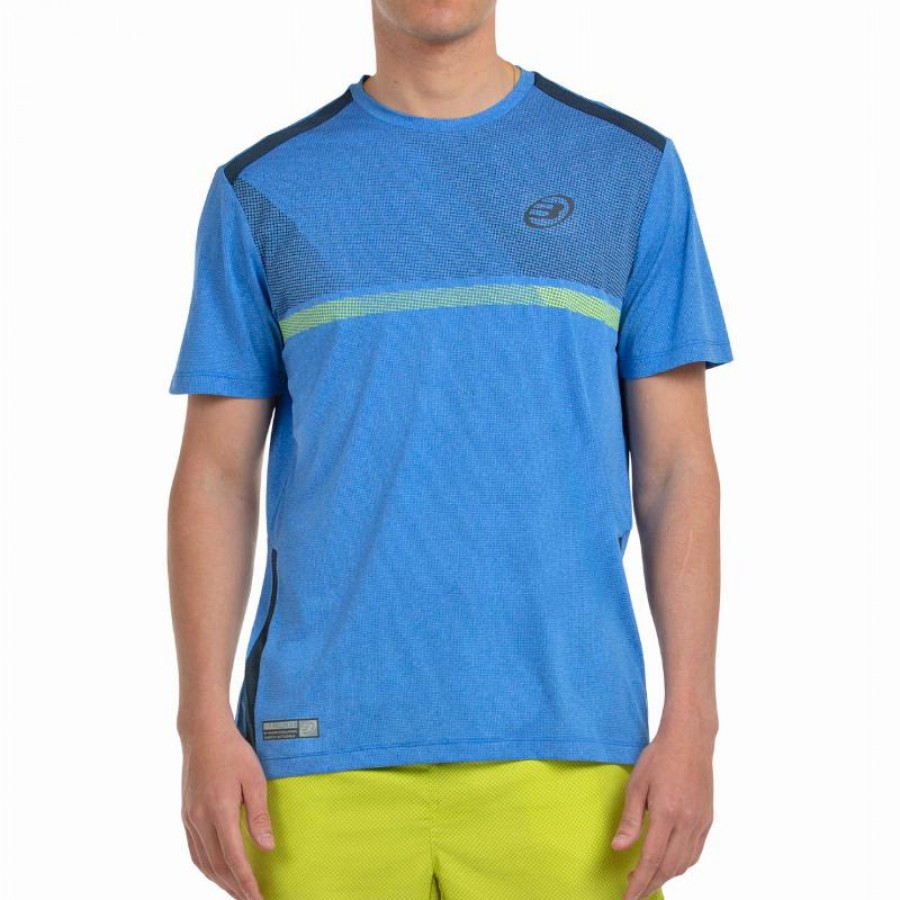 T-shirt Bullpadel Bilao Bleu Atomique Vigore  Offre - Pas cher
