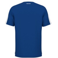 Camiseta Head Slice Azul Royal Junior  Offer + Cheap