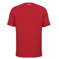 Camiseta Head Slice Rojo Junior  Oferta + Barato