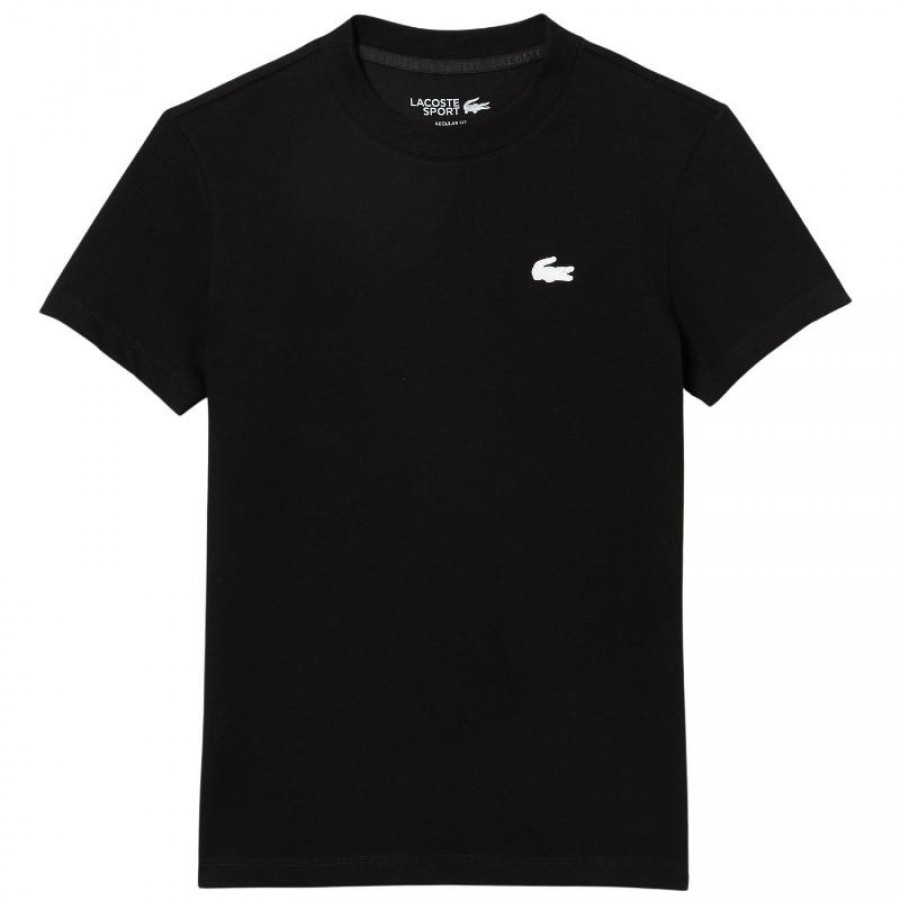 T-Shirt Femme Lacoste Sport Noir  Offre - Pas cher