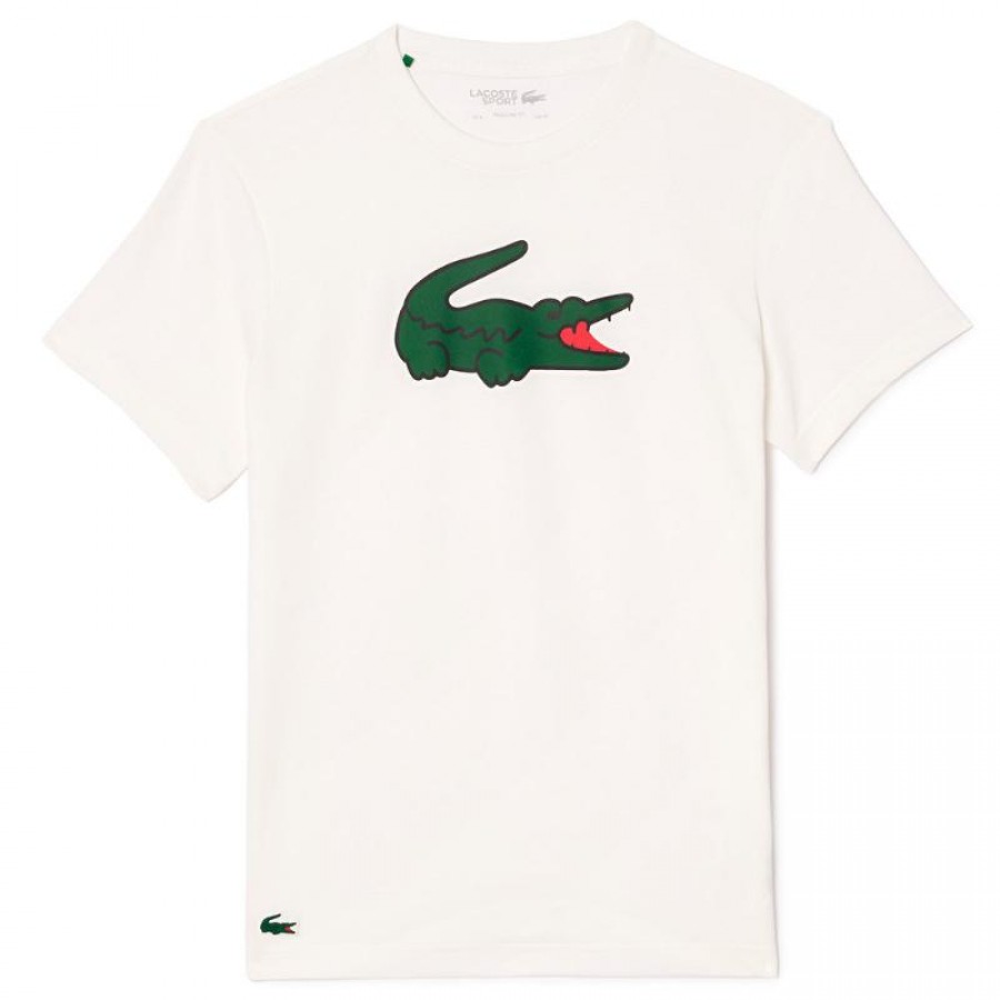Camiseta Lacoste Ultra Dry Blanco  Oferta + Barato