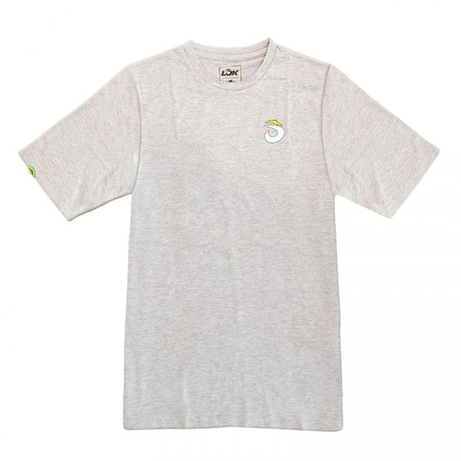 Camiseta Lok Laced Accent Gris  Offre - Pas cher