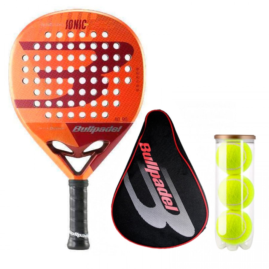 Pacote Bullpadel Ionic Control 2023 + Acessorios  Oferta + Barato