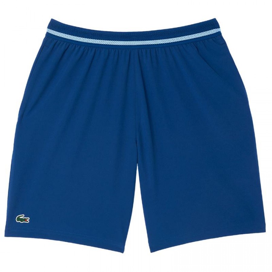 Short Lacoste Novak Djokovic Azul Oscuro  Oferta + Barato