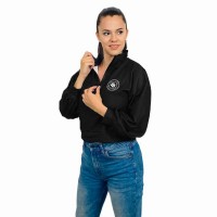 Moletom Preto BB Cropped  Oferta + Barato