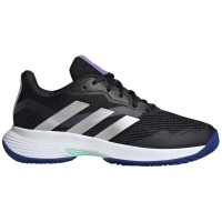 Adidas CourtJam Control Black Nucleo Silver Baskets pour femmes  Offre - Pas cher