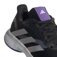 Adidas CourtJam Control Black Nucleo Silver Baskets pour femmes  Offre - Pas cher