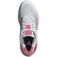 Zapatillas Adidas Crazyquick Boost Padel Blanco Plata Rosa Mujer  Oferta + Barato