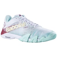 Zapatillas Babolat Juan Lebron Jet Premura 2 Blanco Rojo  Oferta + Barato