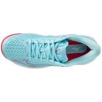 Sneakers Mizuno Wave Exceed Tour 5 CC Turquoise White Women  Offer + Cheap