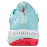 Sneakers Mizuno Wave Exceed Tour 5 CC Turquoise White Women  Offer + Cheap