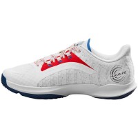 Zapatillas Wilson Hurakn Pro Blanco Rojo Azul Mujer  Oferta + Barato