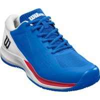 Zapatillas Wilson Rush Pro Ace Clay Azul Blanco Rojo  Oferta + Barato